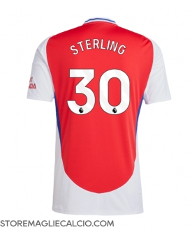 Arsenal Raheem Sterling #30 Maglia Gara Casa Repliche 2024-25
